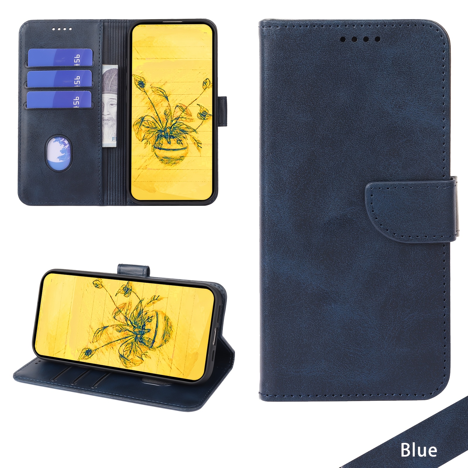 TEMU Phone Case - Suitable For Google Pixel 10 5g/pixel 9/pixel 8/pixel 7 5g Series Flip Phone Case, With Card Storage And Coin Pocket, Durable, For