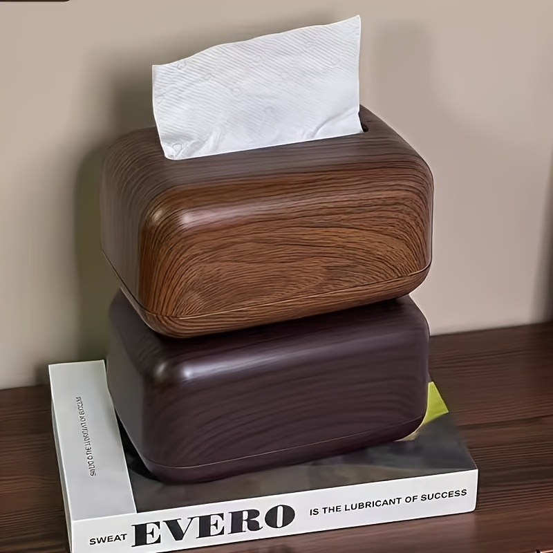1pc vintage tissue box a decorative item for home and desktop plastic box suitable for living room coffee table dining room and hotel decor Product details 0