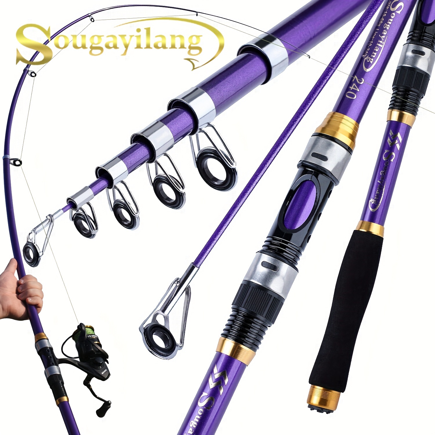 1pc 21in/53cm Ultralight Ice Fishing Rod, Glass Fibre Fishing Pole For  Winter Freshwater Saltwater