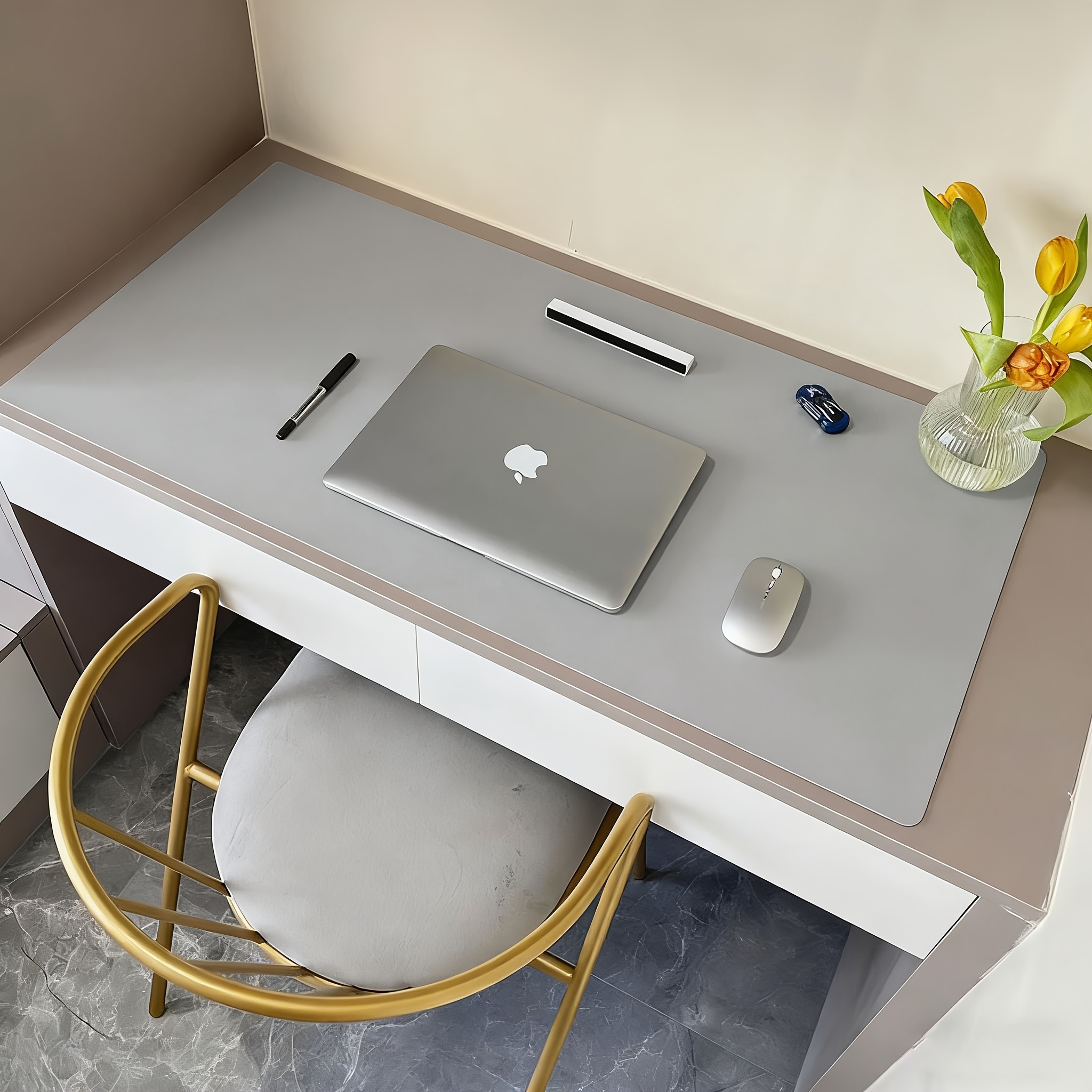 an oversized faux leather mouse pad for suitable for computer desks office notebooks and home writing spaces Product details 3