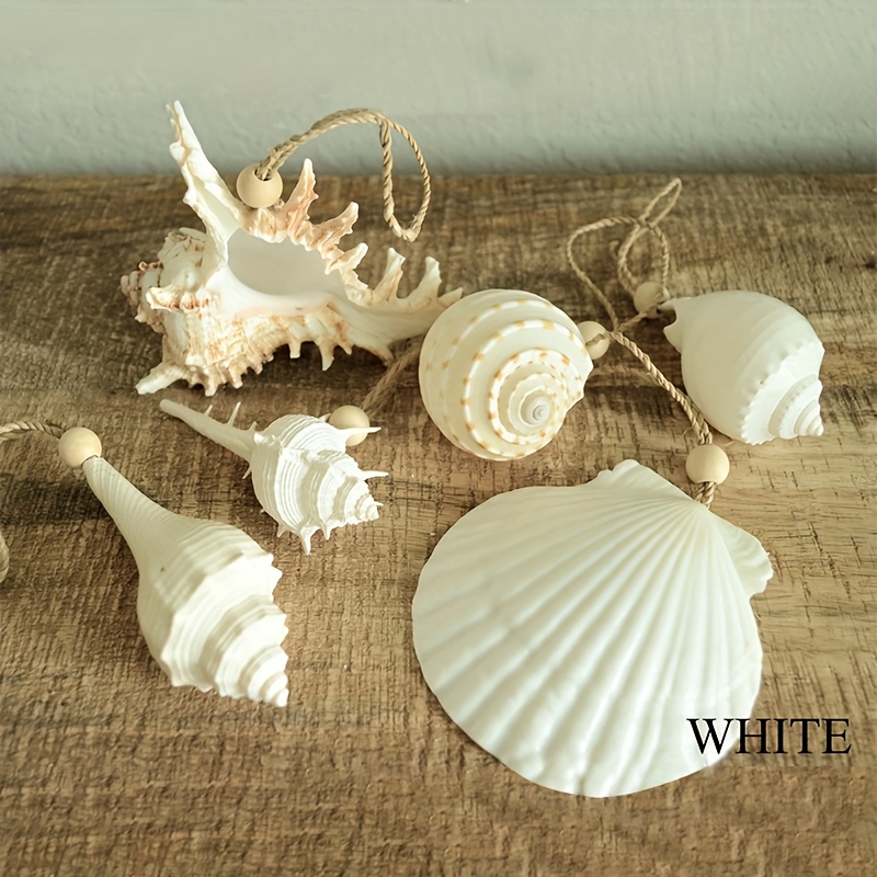 Image of Realistic Seashell Starfish Sea & Barnacle Ornaments - Nautical/coastal Resin Christmas Tree & Wedding Decorations Suitable For Beach Parties, Aquarium Displays - Maritime Hanging Decor
