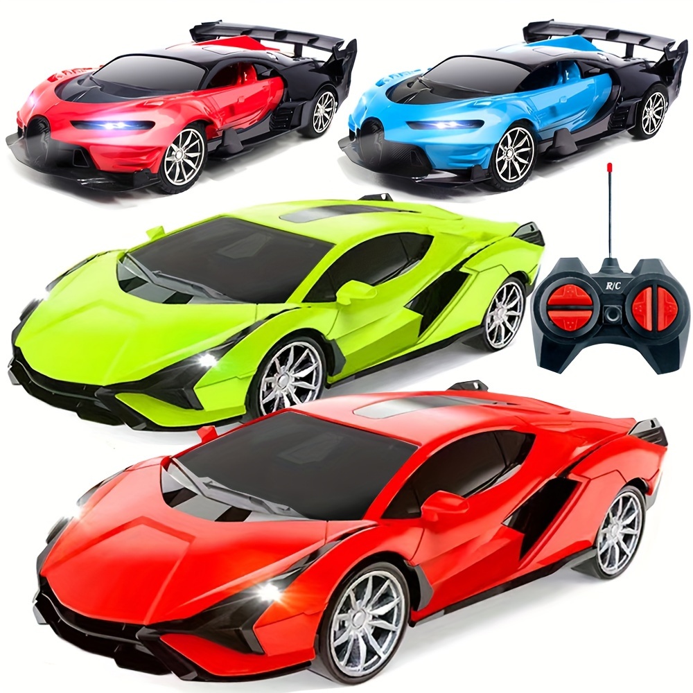 

1:24 Four-channel Rc Car Kids Toy Simulation Model With Led Car Lights, Extreme Speed Drift Rc Car Toy, Birthday Gift