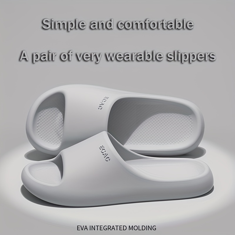 eva slides comfortable non slip odor resistant for indoor outdoor use   shower casual wear thick sole home Product details 4