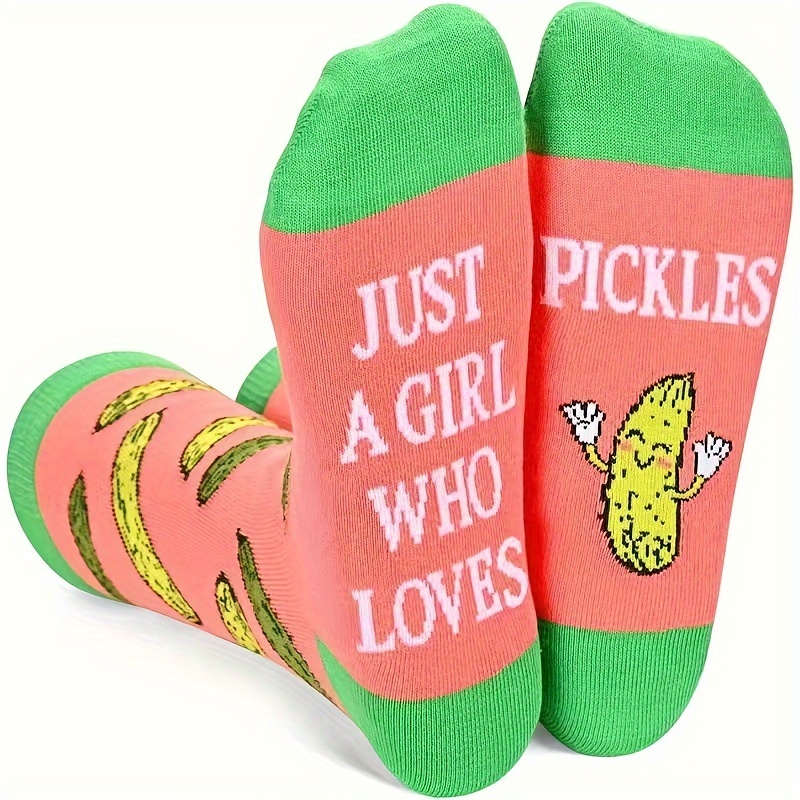 

1 Pair Men' Cartoon Pattern Crew Socks, Casual Unisex Socks, Suitable For Men's Outdoor Wear All , Men's Mid-calf Socks For Women, Polyester With Spandex, Hand Wash Or , Knitted Fabric
