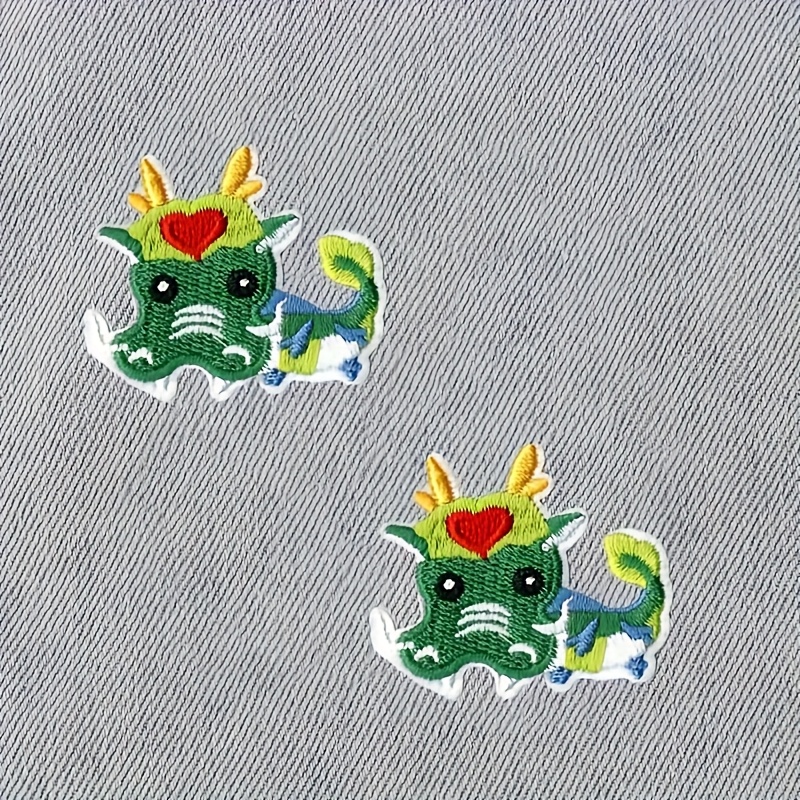 Bestickter Aufnäher „Chinesischer Drache“ – 11,5 X 7,5 Cm Zum Aufbügeln Oder Aufnähen