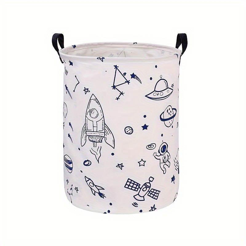 

1pc Laundry Hamper Large Fabric Lightweight Storage Basket/ Organizer/ Dirty Clothes Collapsible For College Dorms, Bedroom, Bathroom(), Laundry Baskets