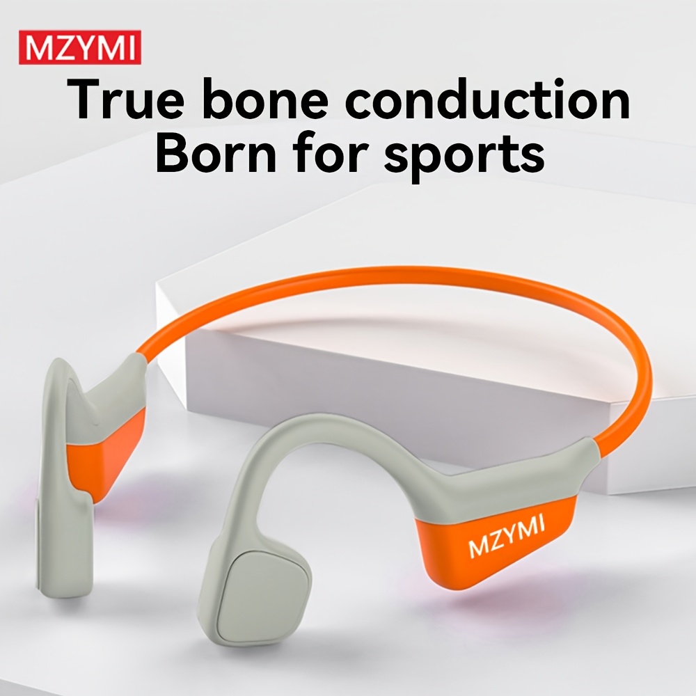 TEMU Bone Conduction Headphones 15h Playtime, Bone Conduction Earbuds, Open Ear Headphones Wireless Earbuds Sport Headphones With Mic Headset For
