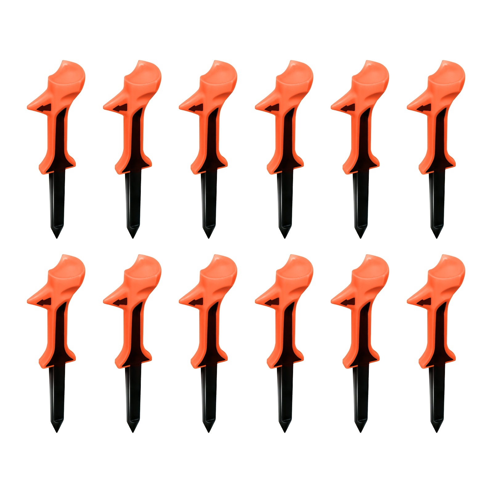 E-shop HUAEN Premium Golftees - Langlebige Kunststoff-Golftees zur Verbesserung der Schlagweite & - Robotergetestet zur Reduzierung des Ballspins