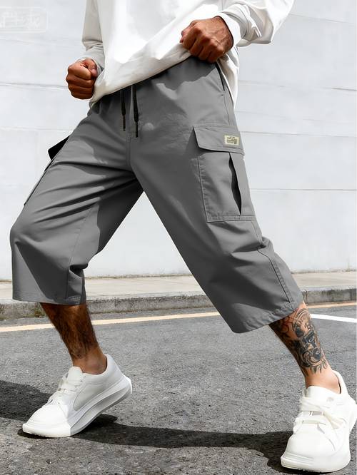 mens end luxury capri pants featuring a flap ideal for casual daily wear outdoor activities and daily commutes and autumn versatile and stylish and a must have for outdoor