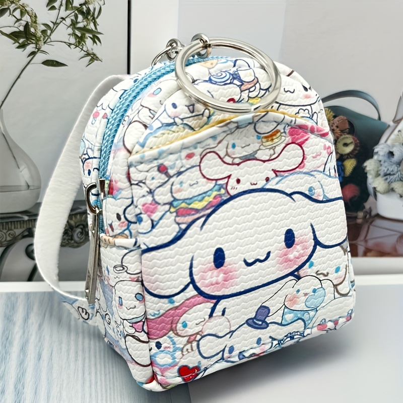 1pc Cartoon Cute Mini Book-style Coin Purse, Earphone Bag Mini Book-style Pendant Bag