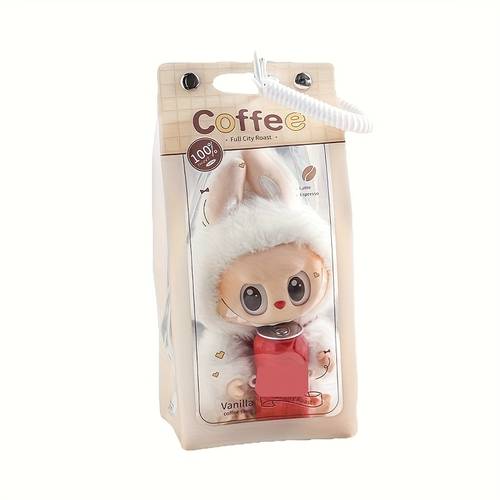 transparent collection plush doll protective box pvc cute multiple colors backpack decoration and outdoor display retro theme collection accessories doll display box