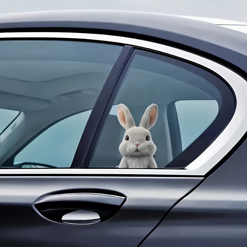 

Peeking The Car Window, Cute Little Animal Car Window And Bumper Sticker