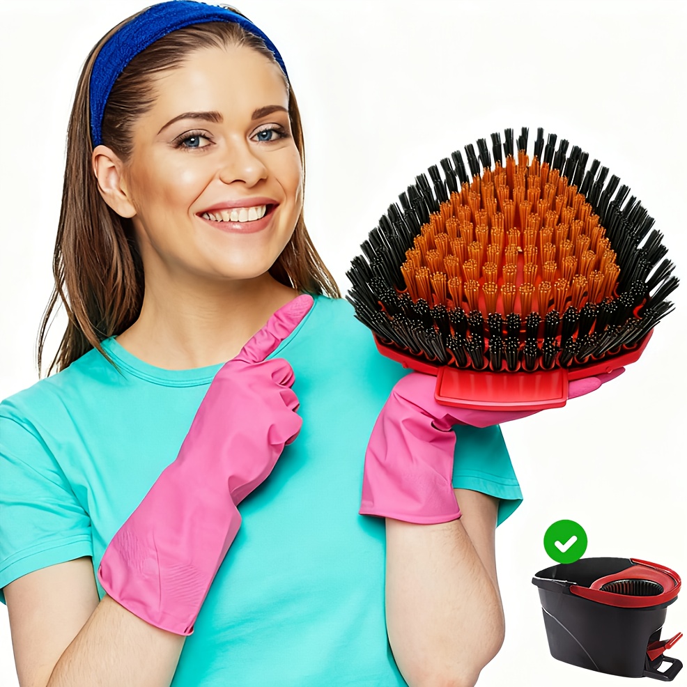 TEMU Fregona con Cepillo de Reemplazo Compatible con 1 Tank , Ideal para Cocina, , Baño y Ducha (1 Paquete)