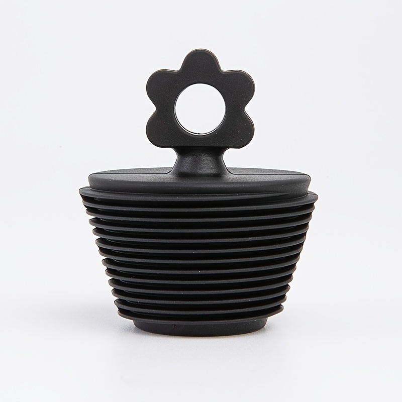 TEMU Tappo universale per vasca da bagno - Tappo per vasca, a forma , a scarichi di da cucina e bagno, copertura per scarico a con protezione