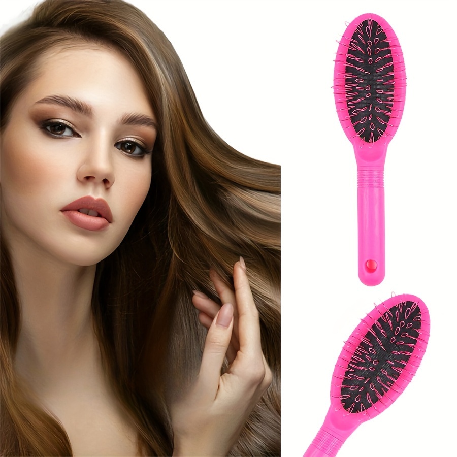 1pc Loop Wig Brush Comb Professional Anti-static Loop Brush Pin Cushion Static Free For Hair Extensions Wig Care Hair Brush Comb Tools Massage Scalp Hair Salon Professional Tools Additions
