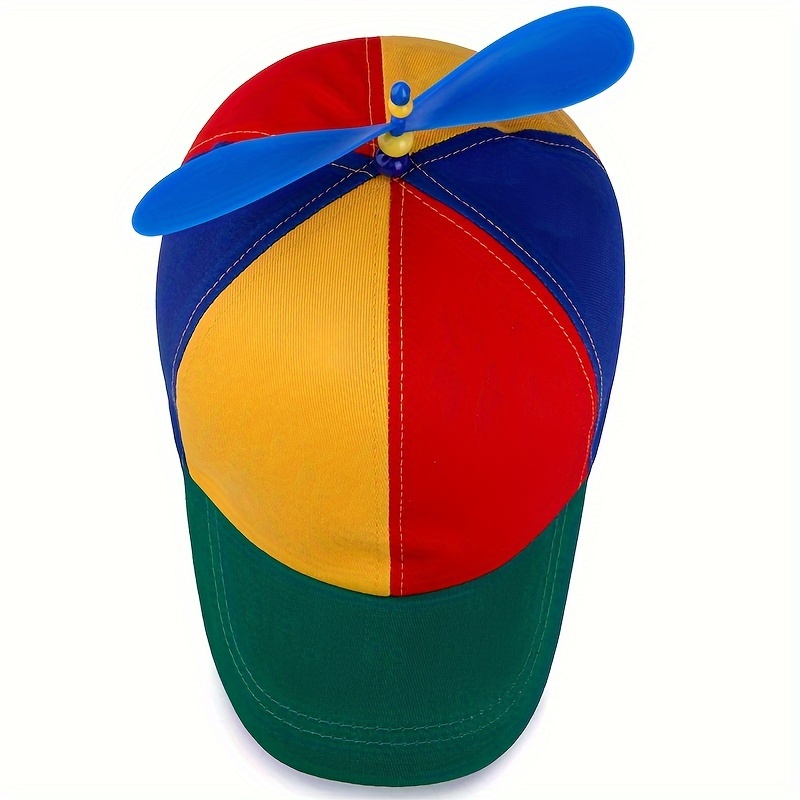 propeller bamboo dragonfly hat windmill duck tongue hat - Temu