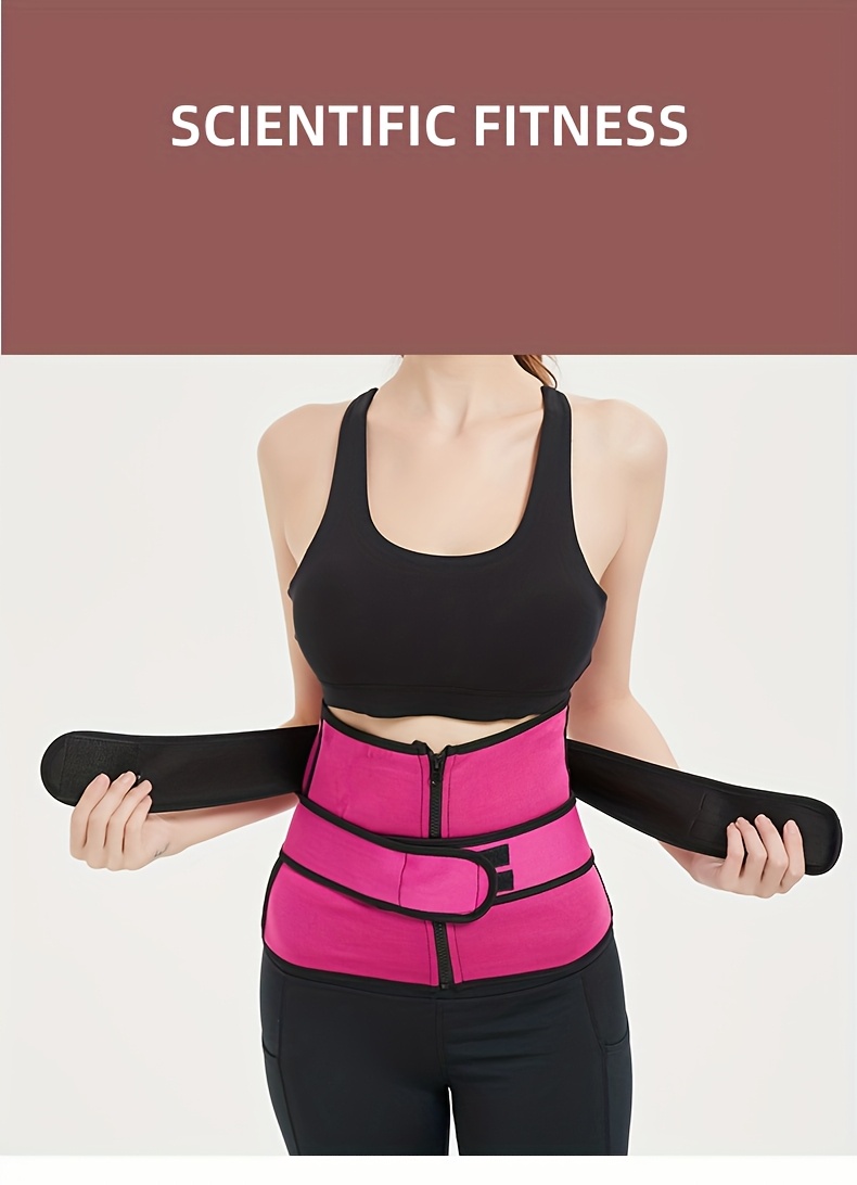 Women's Waist Trainer Tummy Control Slim BodyShaper - Double Layer Abdominal Belt with, Workout & Casual Attire, Sweat- & Slimming Design, Comfortable Tummy Wrap for Core Strength & Burning, Fitness & Casual Use, Easy to Wear Without, Hand Wash or
