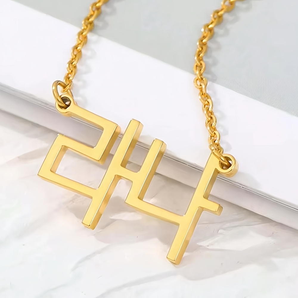 TEMU Collier avec nom coréen personnalisé, et pour femmes, plaqué. Un pour elle, idéal pour les anniversaires, des mères, Noël, la Saint-Valentin et