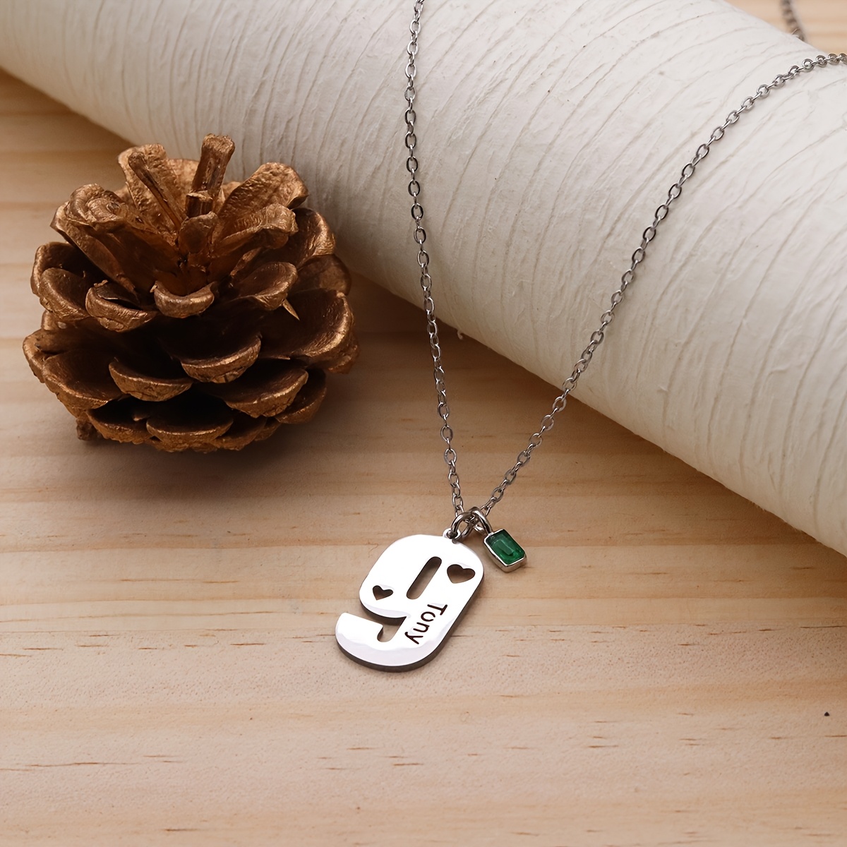 Custom Engraved Stainless Steel Dog Tag Necklace