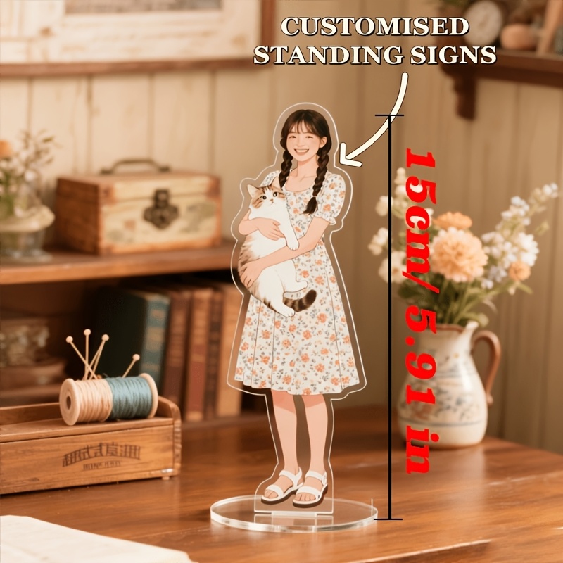 TEMU Custom Y-stand, High-definition Printing, Perfect Gift For Birthdays, Valentine's Day, Easter, Christmas, And Other Holidays, Personalized Image