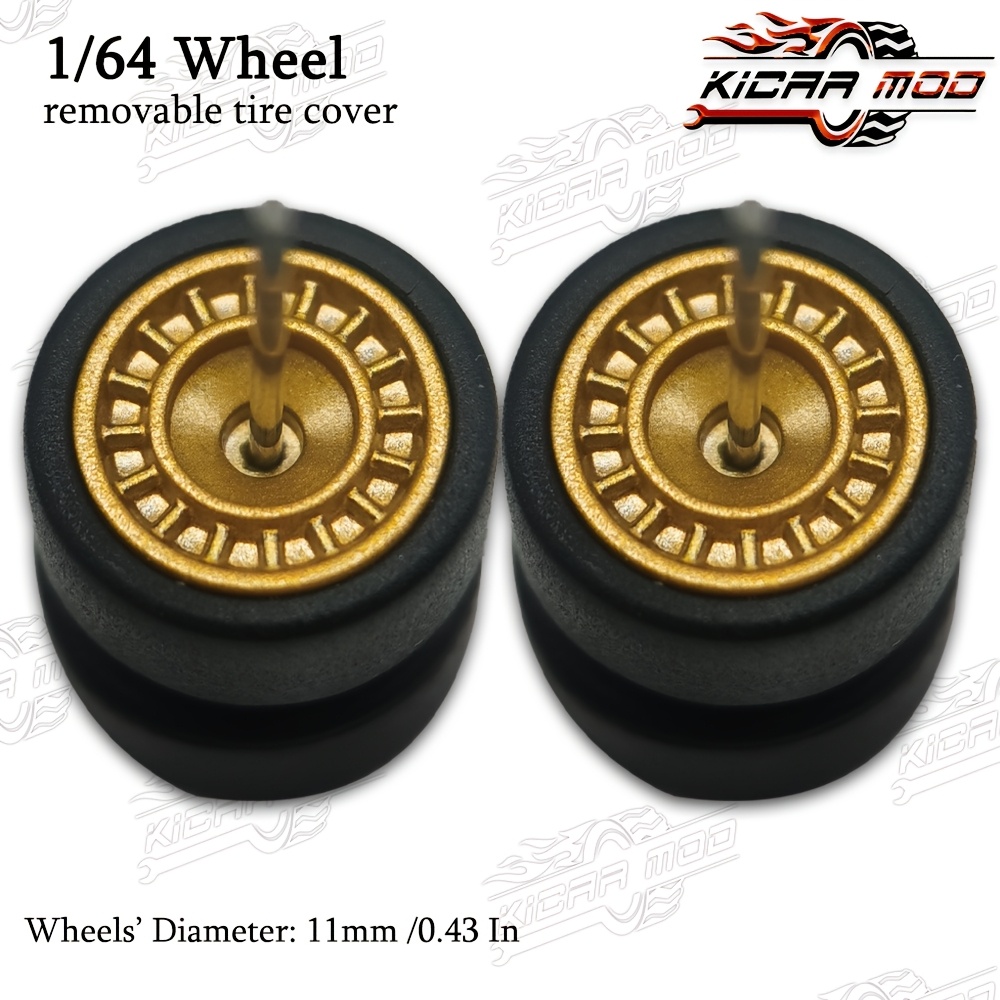 moyeux voiture modèle échelle 1/64 design gâteau en - Temu France