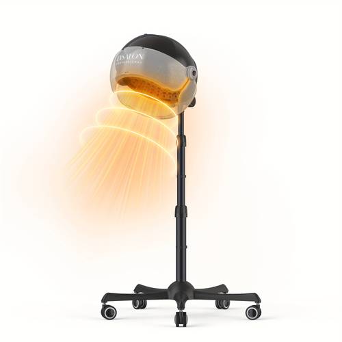hooded hair dryer 1875 hair dryer thermostatic hair care do not hurt hair perfect gift for her him sit under hair dryer with adjustable height wheels for use