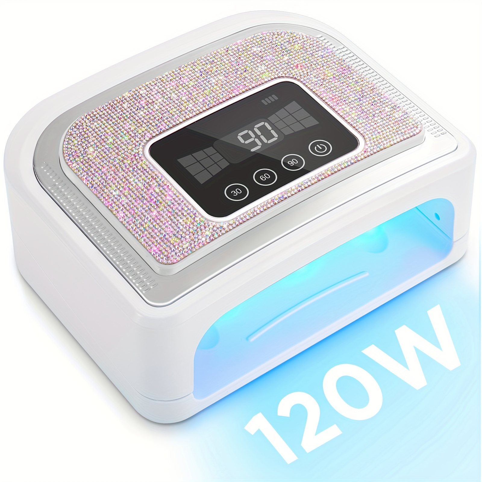 

Rechargeable Uv Nail Lamp For Gel Nails, Led Nail Lamp With 4 Timer Modes