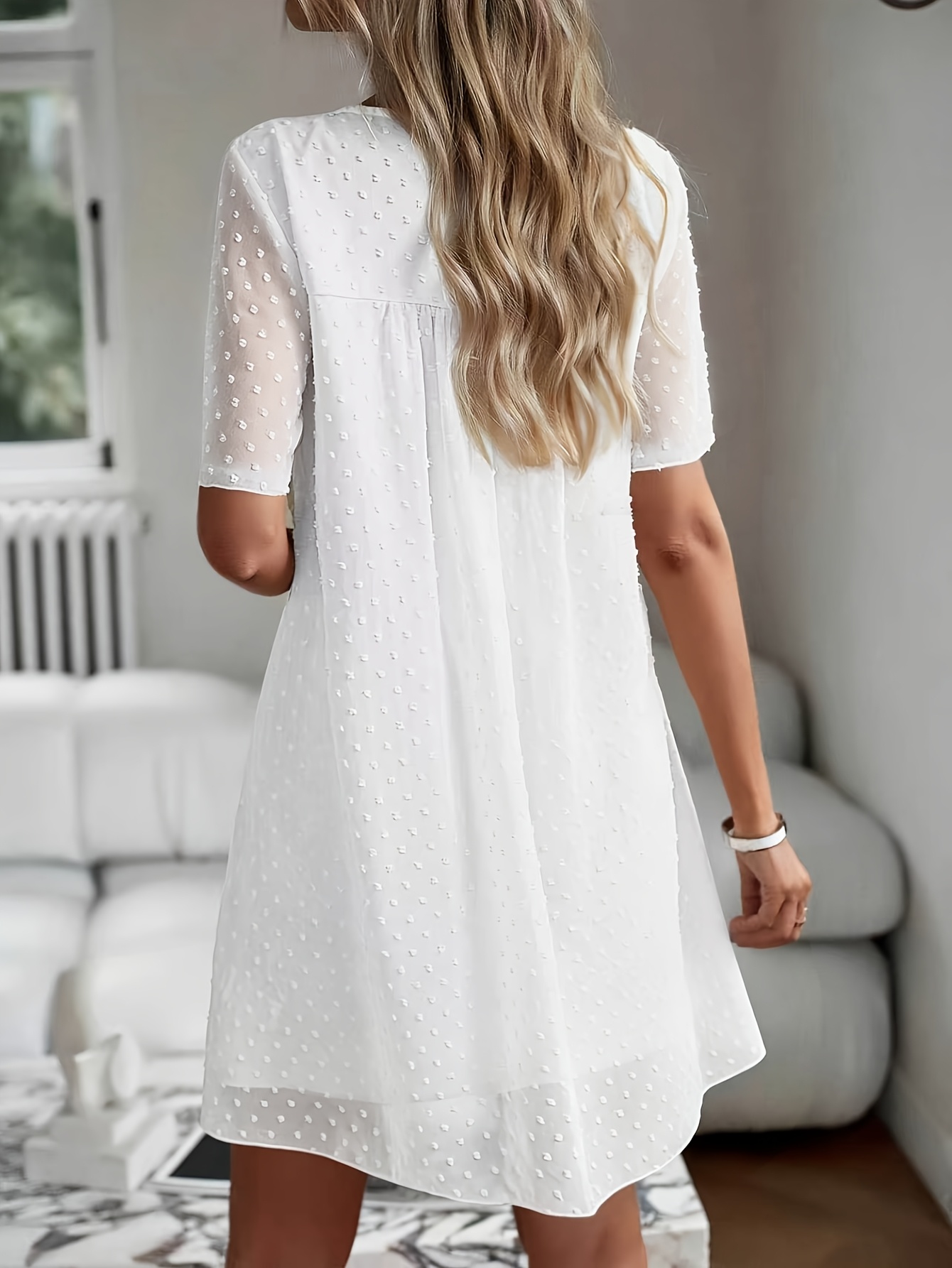 short chiffon wedding guest dress Ever-Pretty Chiffon Short Sleeve Plus Size Wedding Guest Dress for Curvy  Women