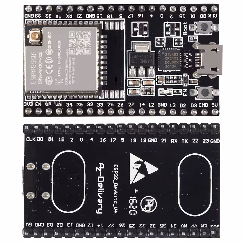מיקרו usb esp32 esp32 לוח פיתוח בעוצמת חשמל נמוכה במיוחד -32u מודול לוגיקה משולב 38 cp2012 מיקרו usb wf+bt מעבד דו-ליבתי מודול spi i2c i2s הרחבה ליישומים שונים פרטי מוצר 2