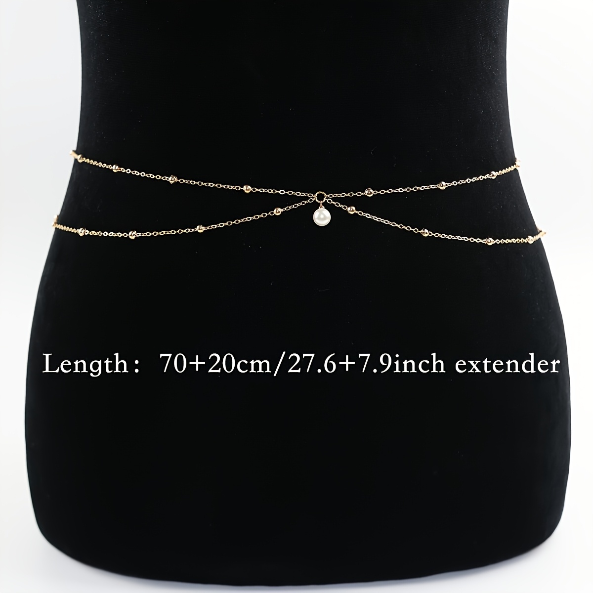 Double-layer Light Luxury Tassel Women's Belt