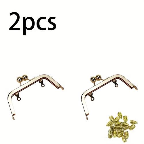 2pcs wallet bag durable metal hardware for diy purse making secure clasp closure ideal for crafting sturdy stylish bags bag closure crafting tools sturdy construction design bag makers diy wallet making