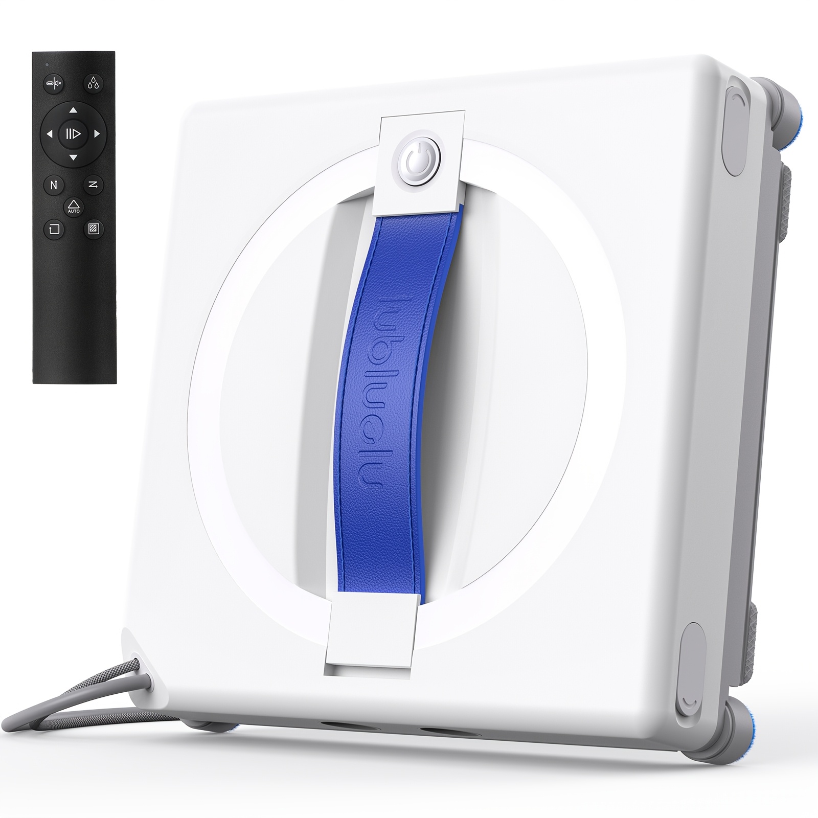Lubluelu 8kpa Automatic Square Window Cleaning Robot, Planning, 8-layer Safety , 4-meter Safety Rope, 4 Nozzles And 110ml Water Tank, For Home Window Bathroom Glass All-surface Window Cleaning