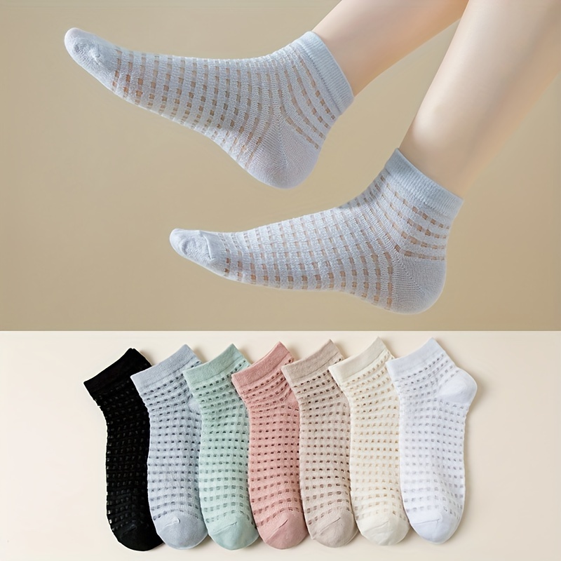 

7 Pairs Ankle , & , 's Stockings & Hosiery
