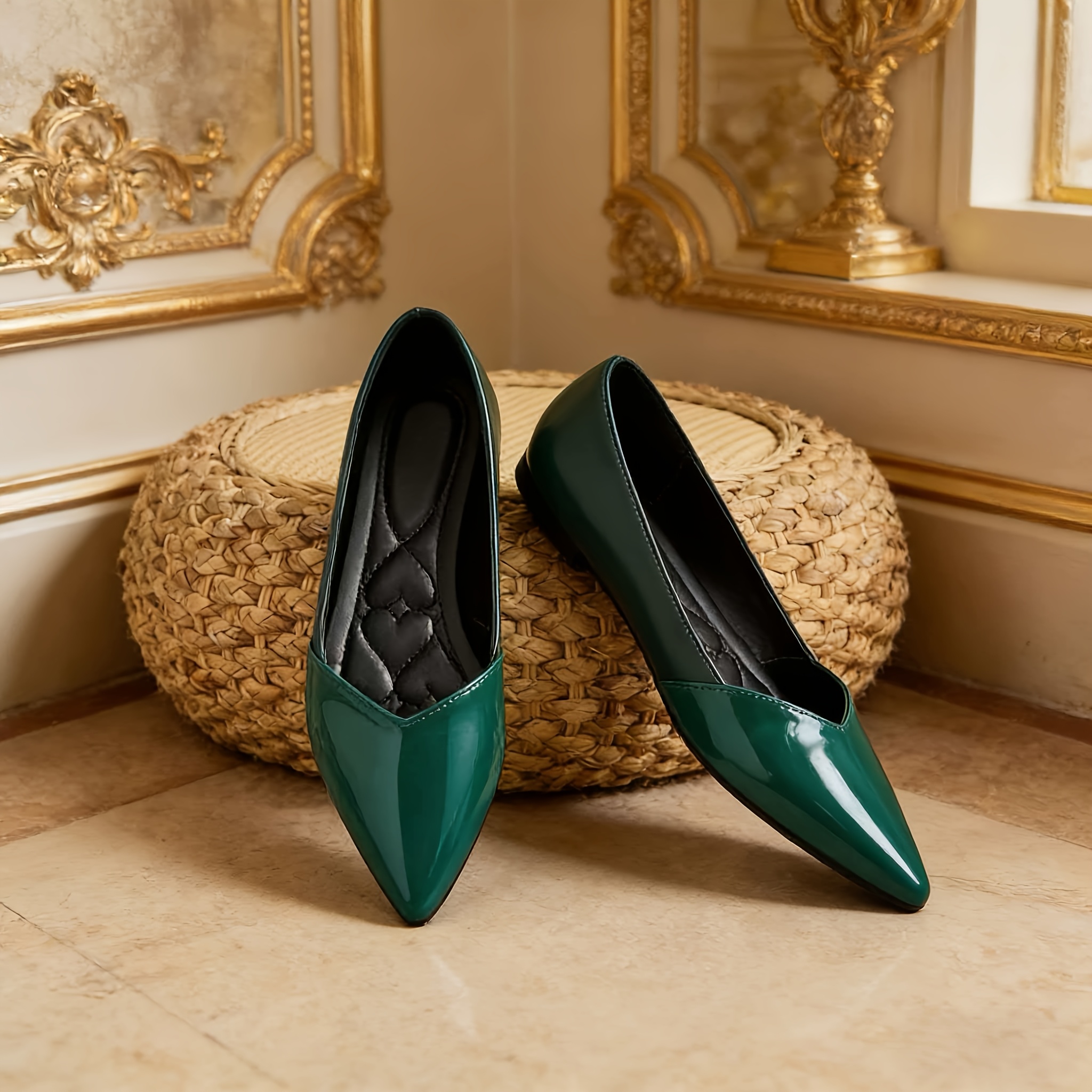 ladies emerald green shoes - Mauritius