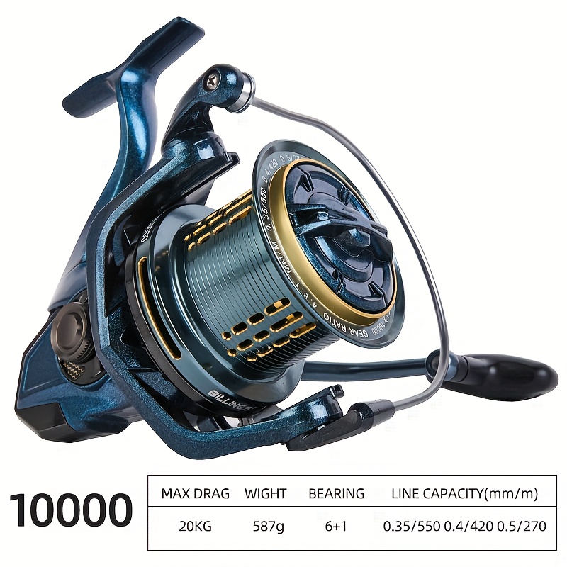 8000 14000 series spinning fishing reel 4 8 1 high - Temu