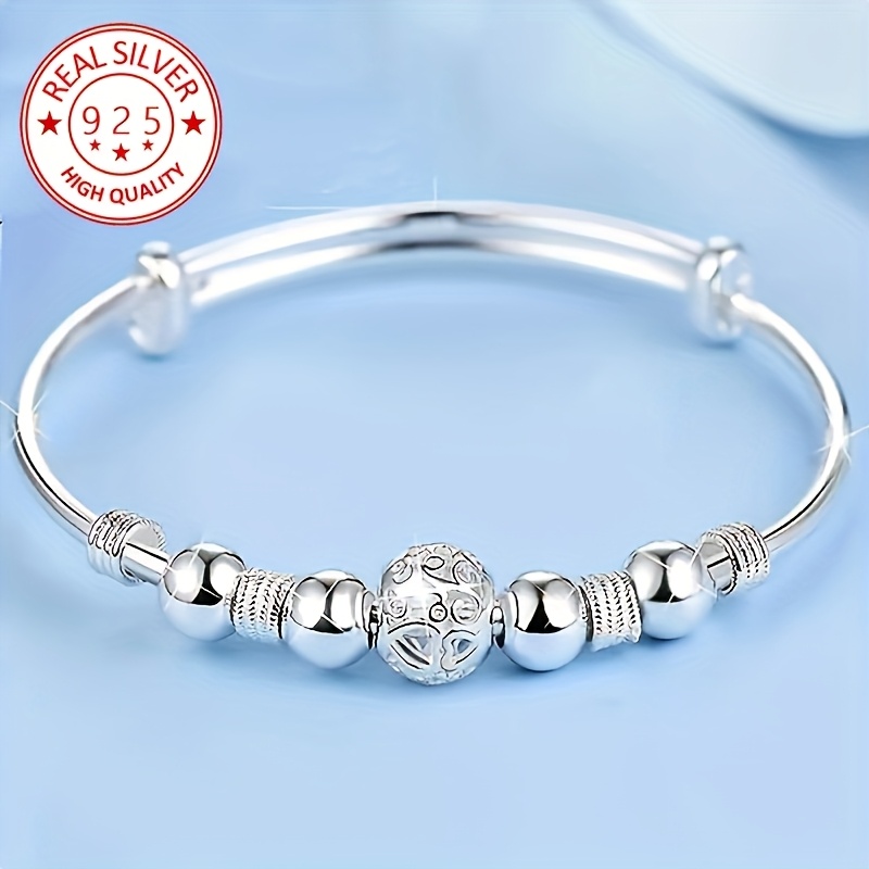 925 Silver Bracelet with Sparkling Cubic Zirconia