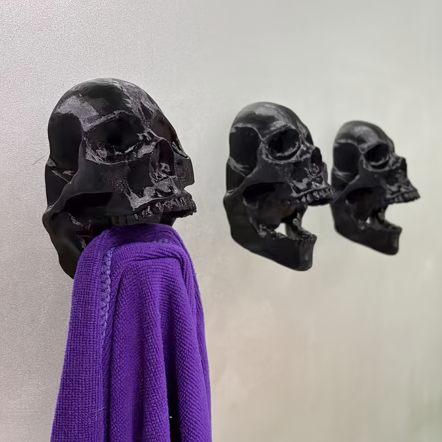 Image of 1/3pcs Of Hook - Bathroom Hook, 3d Printed Decorative Hook For Hanging Headbands, Towels, Clothes - For Decoration - Halloween Gift, Gift For