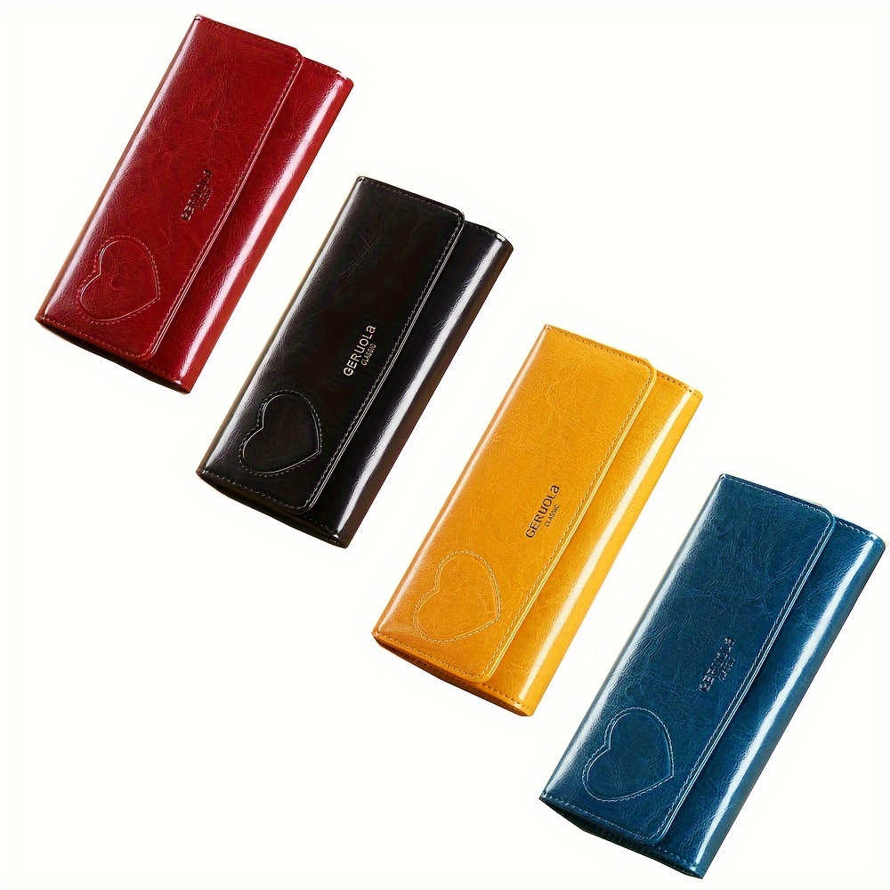 

Genuine Leather Wallet Women's Long Clutch Large Capacity Card Bag All-in-one Multifunctional Money Clip