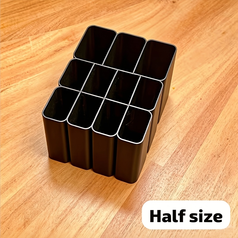 TEMU Organizzatore/Porta Cavi a 11 Scomparti, Scatola Gestione Cavi da Tavolo, Materiale Plastico, Accessorio per lo Stoccaggio Elettronico, per Casa