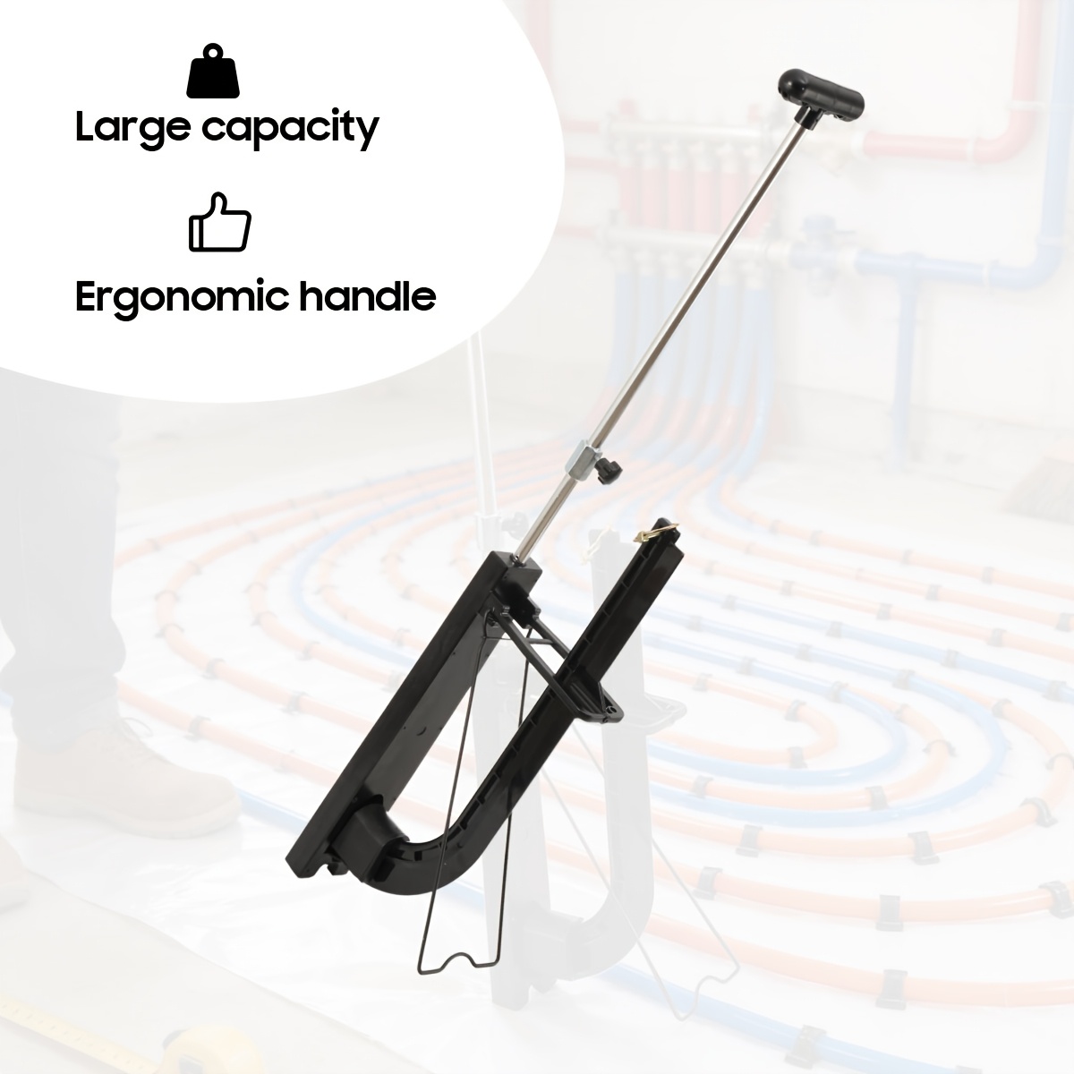 Image of Stapler For Heating, Heating Stapling Tool, 92 Cm Stapling Tool, Stapler For Heating Pipes (pipe Diameter: 16 Mm)