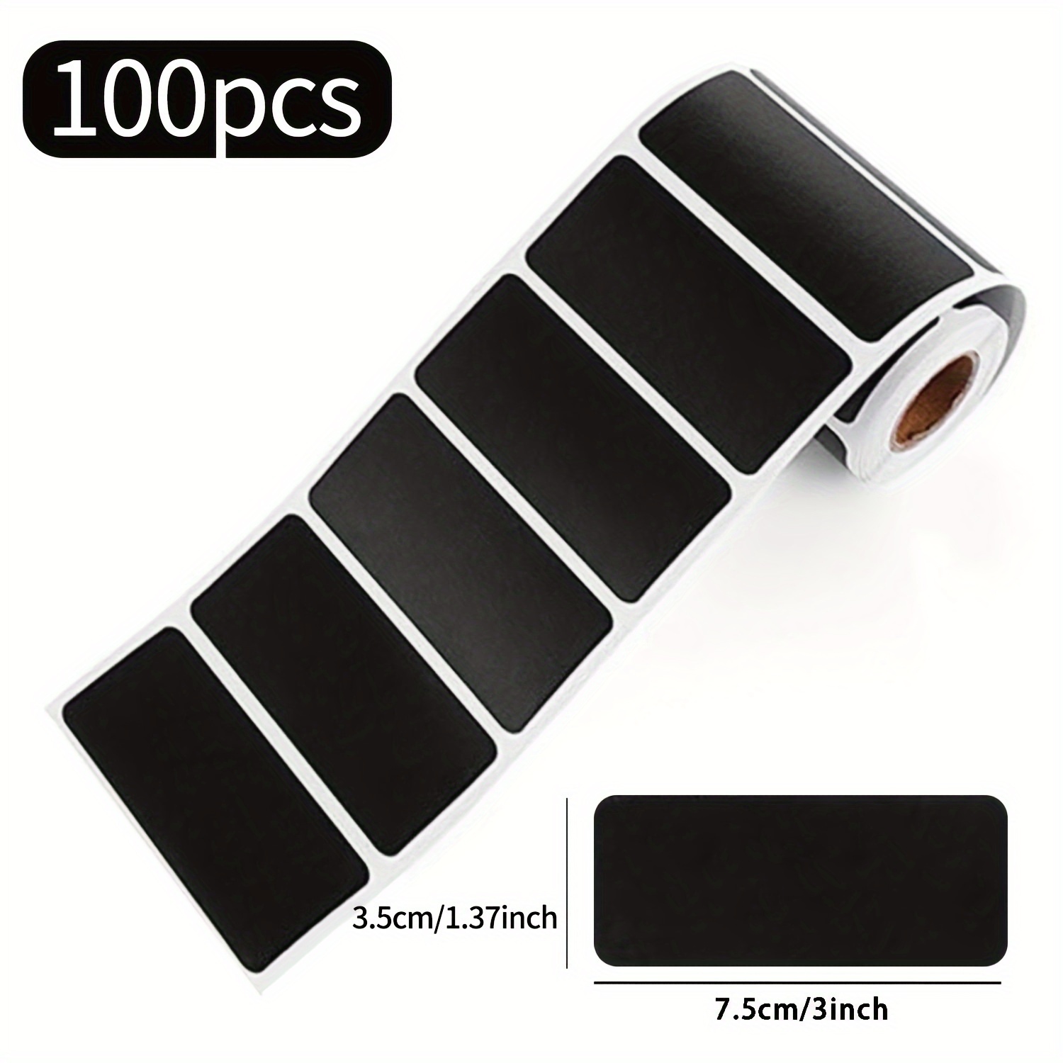 

100pcs Removable Adhesive Labels For , , And Use - Erasable 3- Labels For Organizing And Labeling