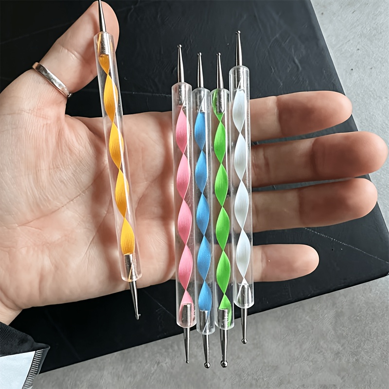 Double-Ended Nail Dotting Tools for Nail Art Applications
