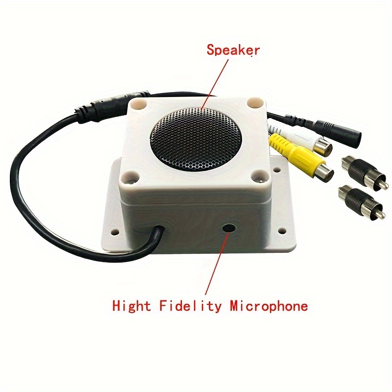 Cctv camera microphone fashion speaker