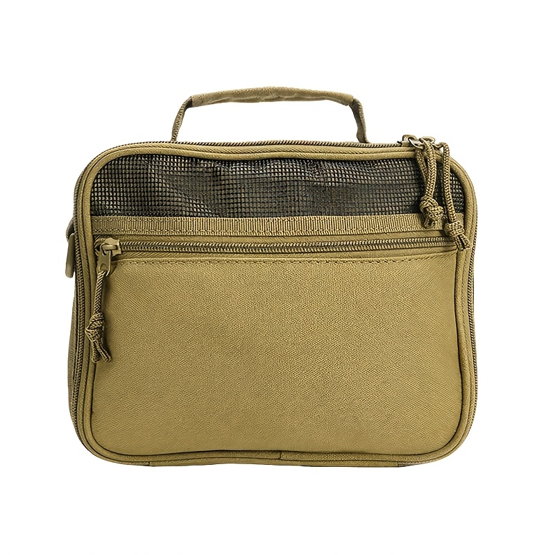 TEMU 1pc Men's Portable Durable Bag, Made Of Oxford Cloth, With Adjustable Shoulder Straps, A Multifunctional Tactical Storage Pouch, Large-capacity