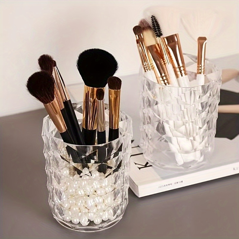 

Diamond-textured Makeup Organizer - , Countertop For & Bathroom Decor