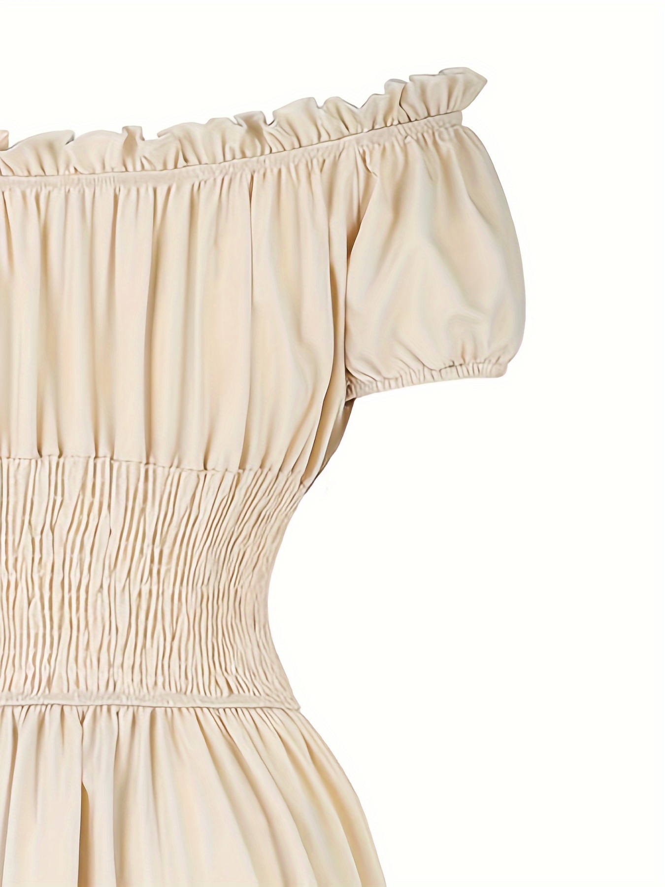 zara beige knit dress Zara Beige Cream Short Sleeve Mock Neck Knit Sweater Mini Bodycon Dres   Brie