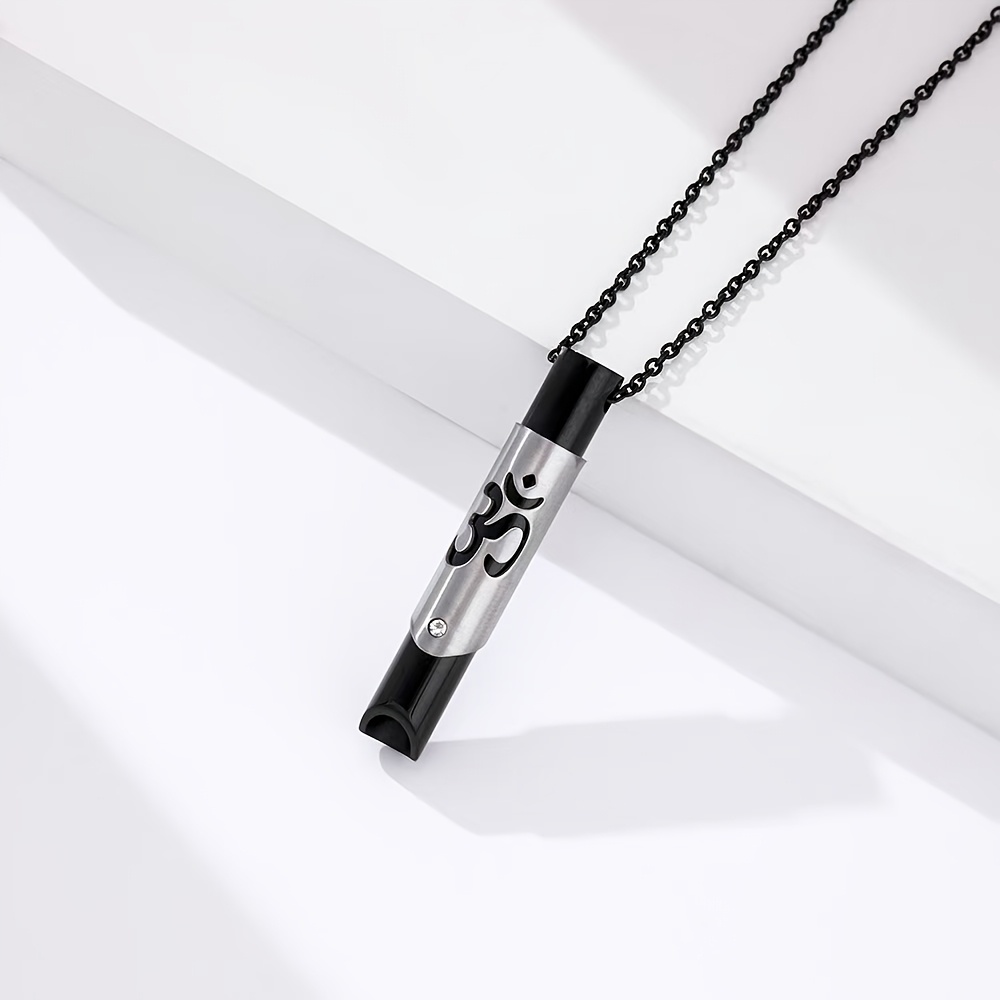 Mindfulness Deep Breathing Necklace, Unique Gift for All