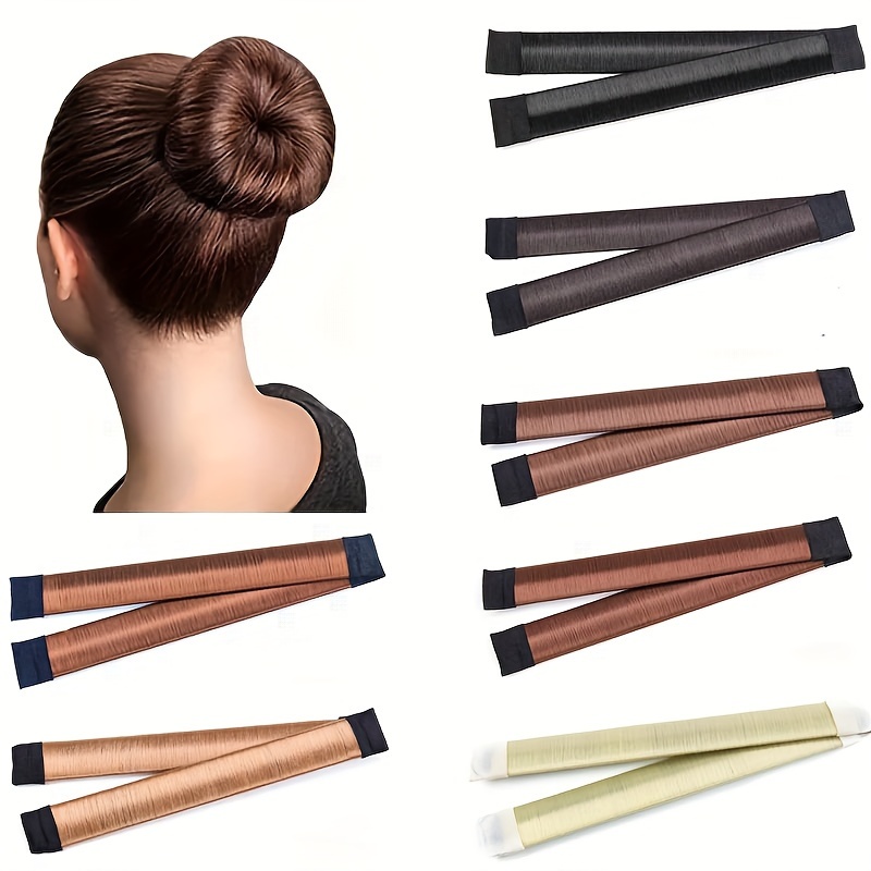 

Easy Hair Bun Maker, Quick Styling Accessory For Elegant Updos, Durable & Flexible, Ideal For All Hair Types, Vintage & Minimalist Design, Varied Shades