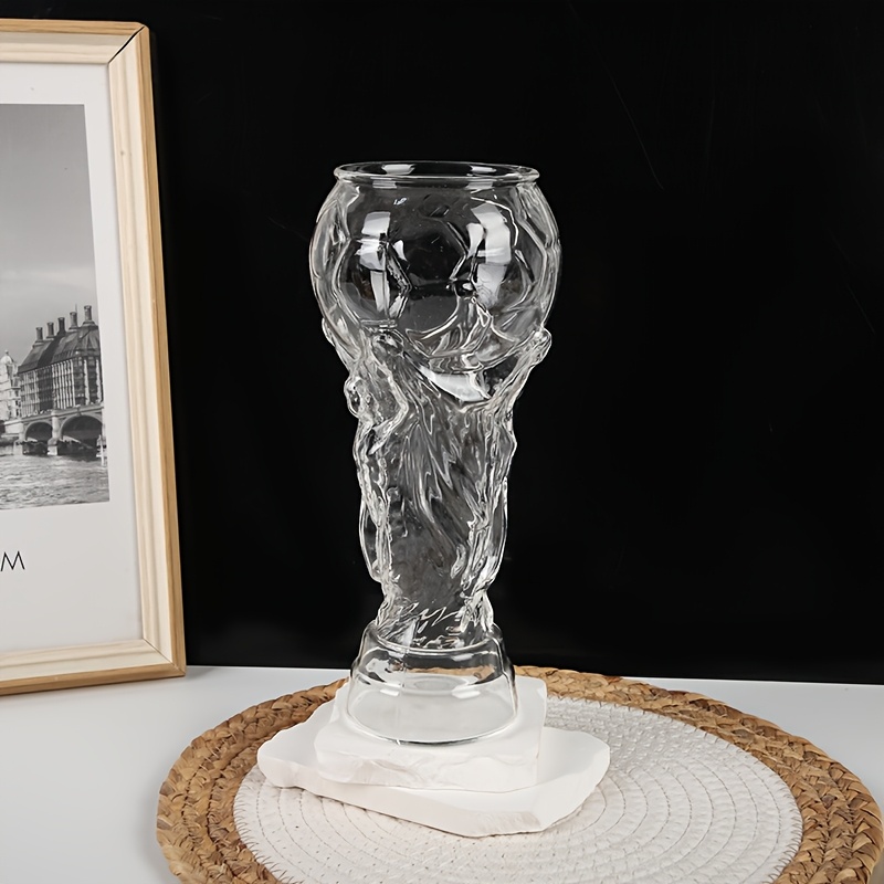 E-shop 19 cm Herkules-Pokal-Trophäe aus Glas, Fußball-Auszeichnung für Wettbewerbe, -Präsentationstrophäe für Turniere, Fan-Geschenk,