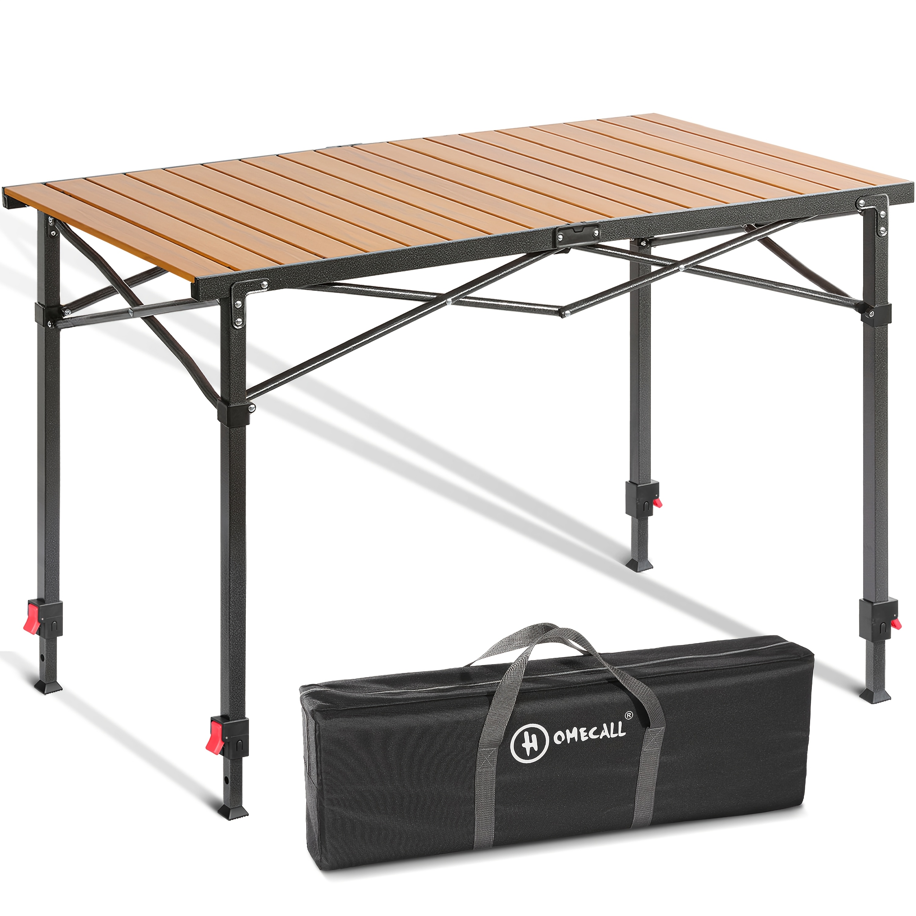 Join Adjustable Folding Camping Table Portable Outdoor Table For Garden Balcony Picnic